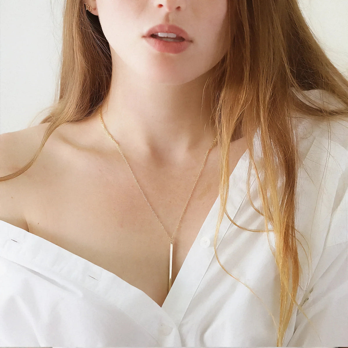 Allison ribakujuline kuldne kaelakee