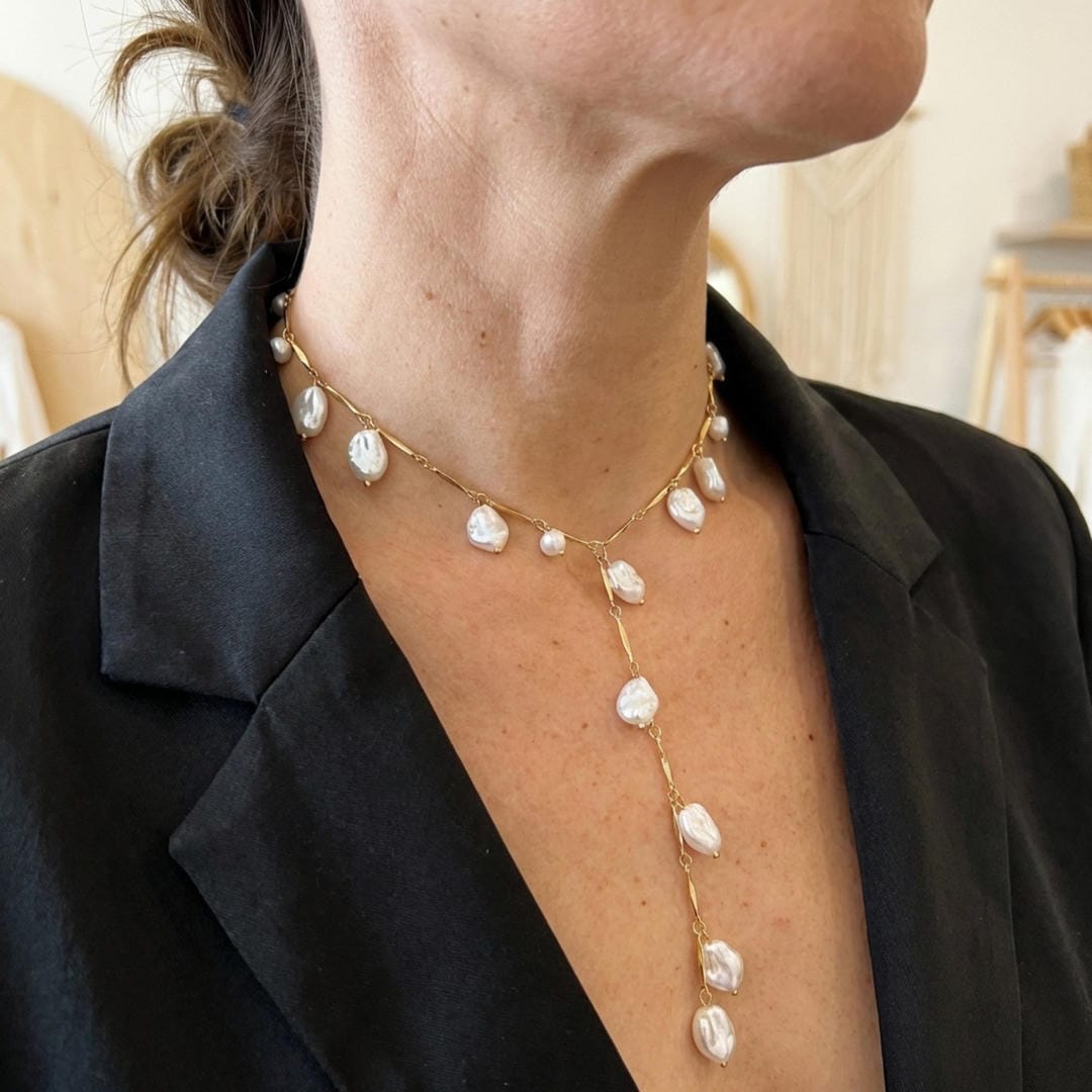 Kaelakee "Pärlikaskaad Y-lariat"