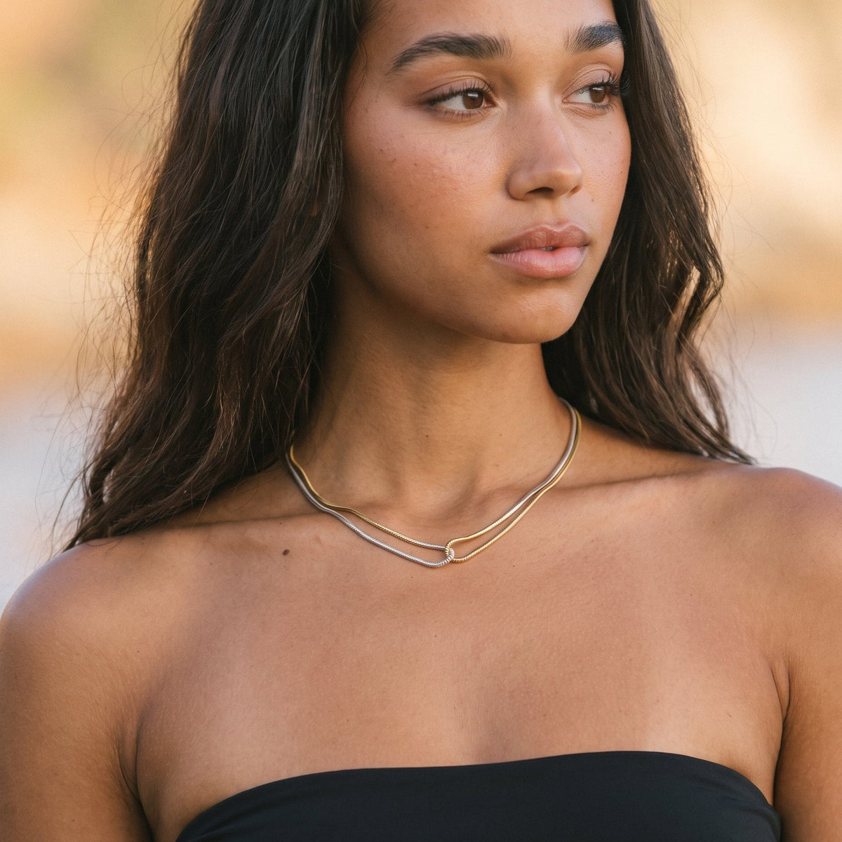 Talia kahevärviline kaelakee