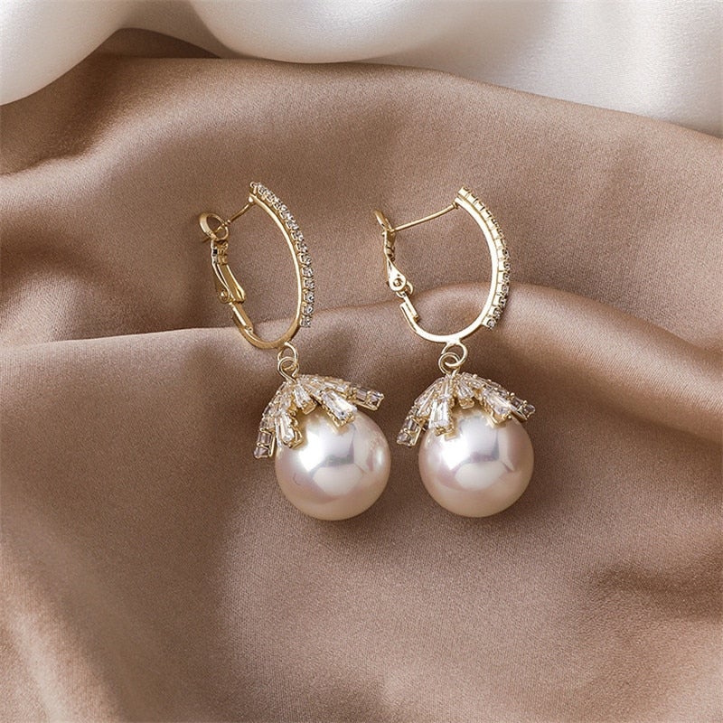 Elegantsed pärlikõrvarõngad "Malia"