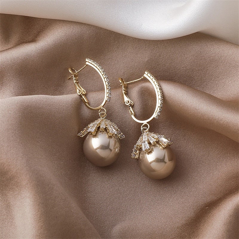 Elegantsed pärlikõrvarõngad "Malia"