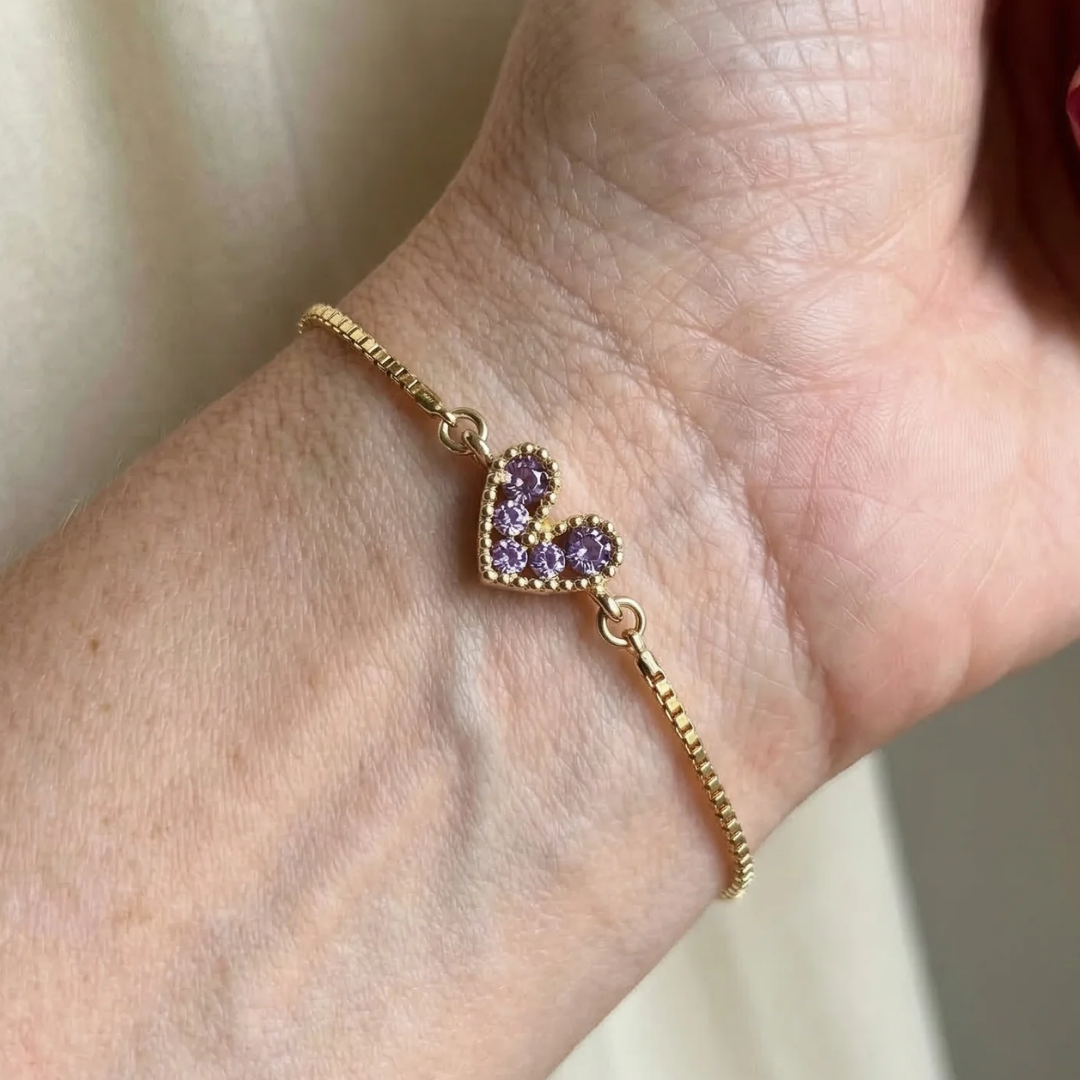 Kuldne käevõru "Lilac Love"