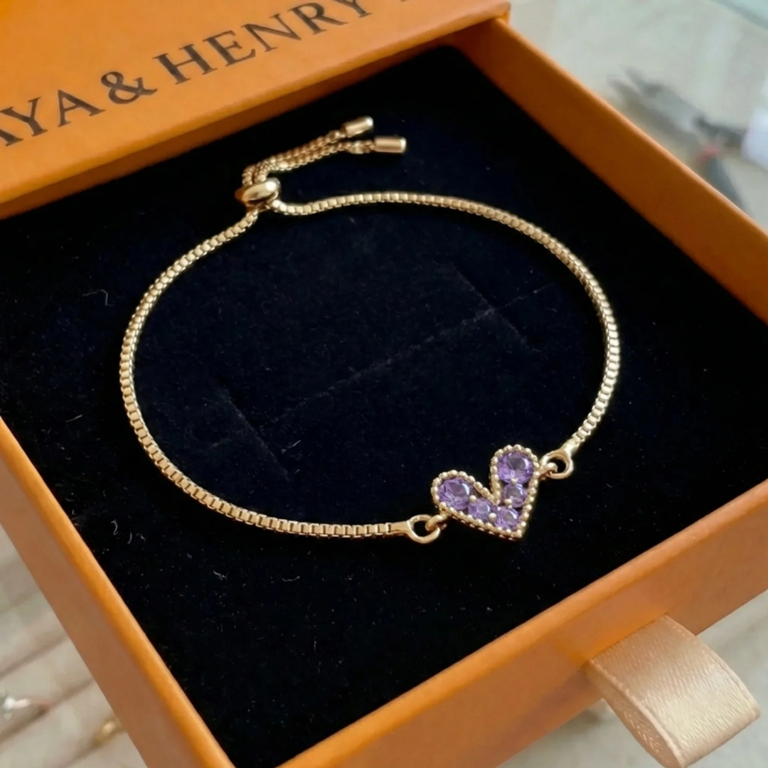 Kuldne käevõru "Lilac Love"