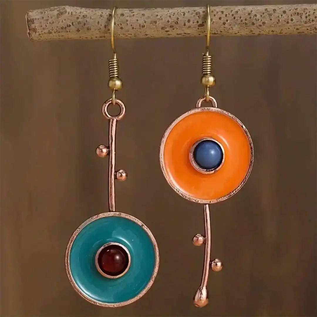 Antiikstiilis pronksitoonilised kivikõrvarõngad