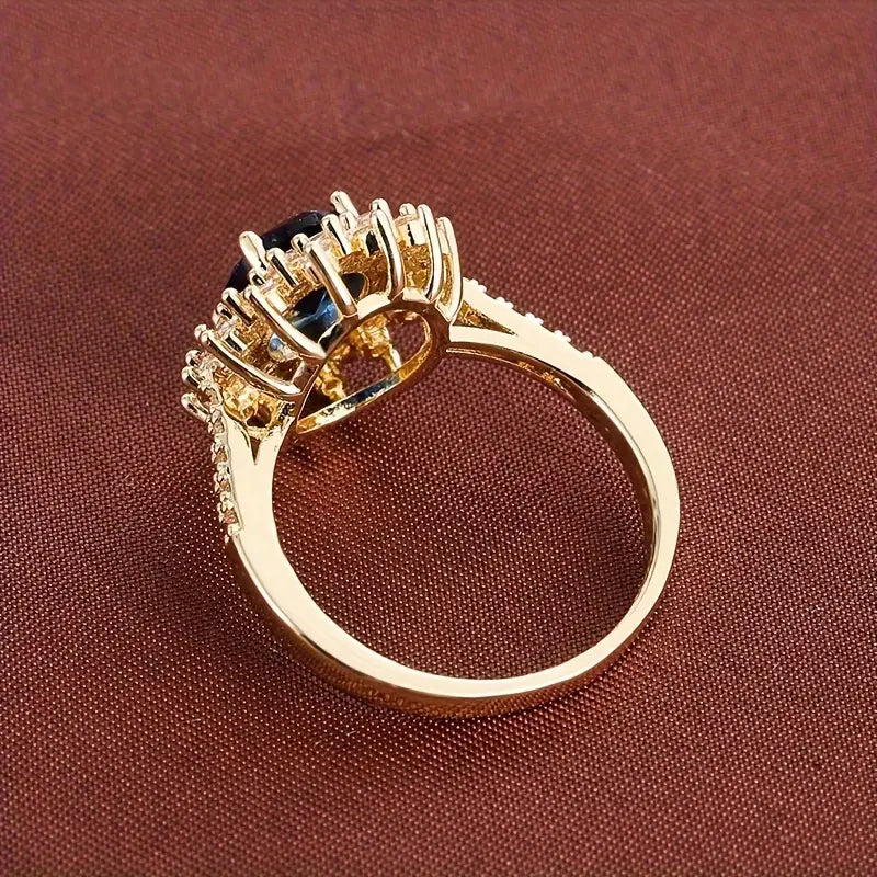 Kuldne sõrmus "Vionne Sapphire"
