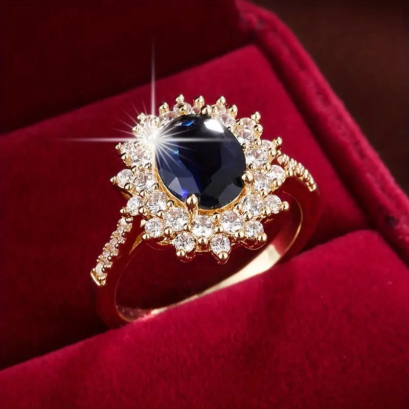 Kuldne sõrmus "Vionne Sapphire"