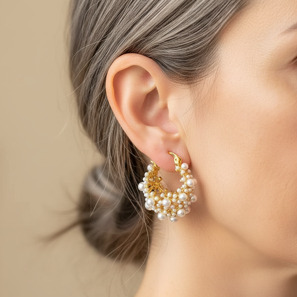 Kõrvarõngad "Pärli elegants"