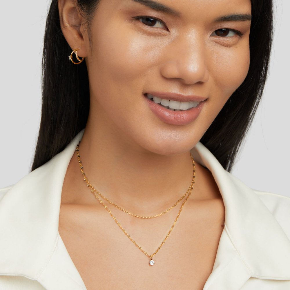 Kihiline kristallkaelakee "Romy"